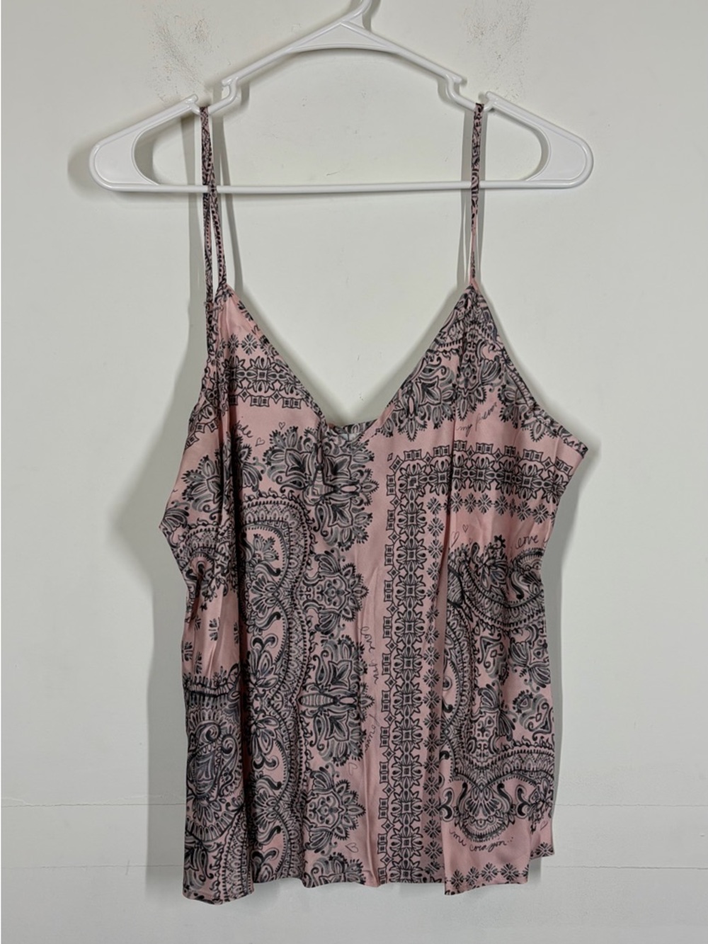 Johnny Was Satin Cami Tank Size XL